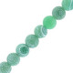 Natural stone beads 4mm Agate crackle Green frosted